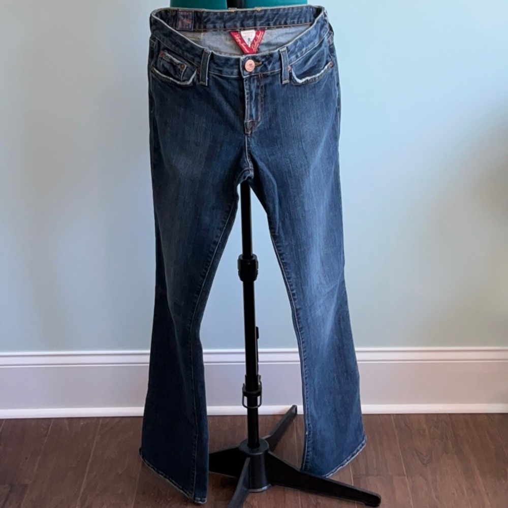 Lucky Brand Flare Blue Jeans with Wide Leg